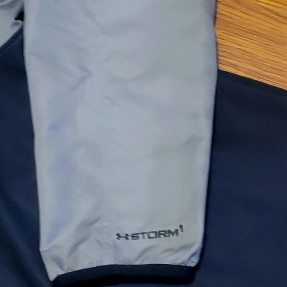 Under Armour Storm1 HeatGear Full-Zip Windbreaker Men's XL Water-Resistant Coat - Picture 10 of 11